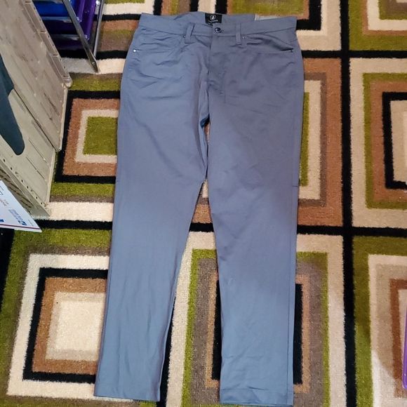 Swannie’s‎ Golf Mens Medium Grey/Graphite Tapered Lucky Golf Pants Waist 35" - Picture 3 of 13